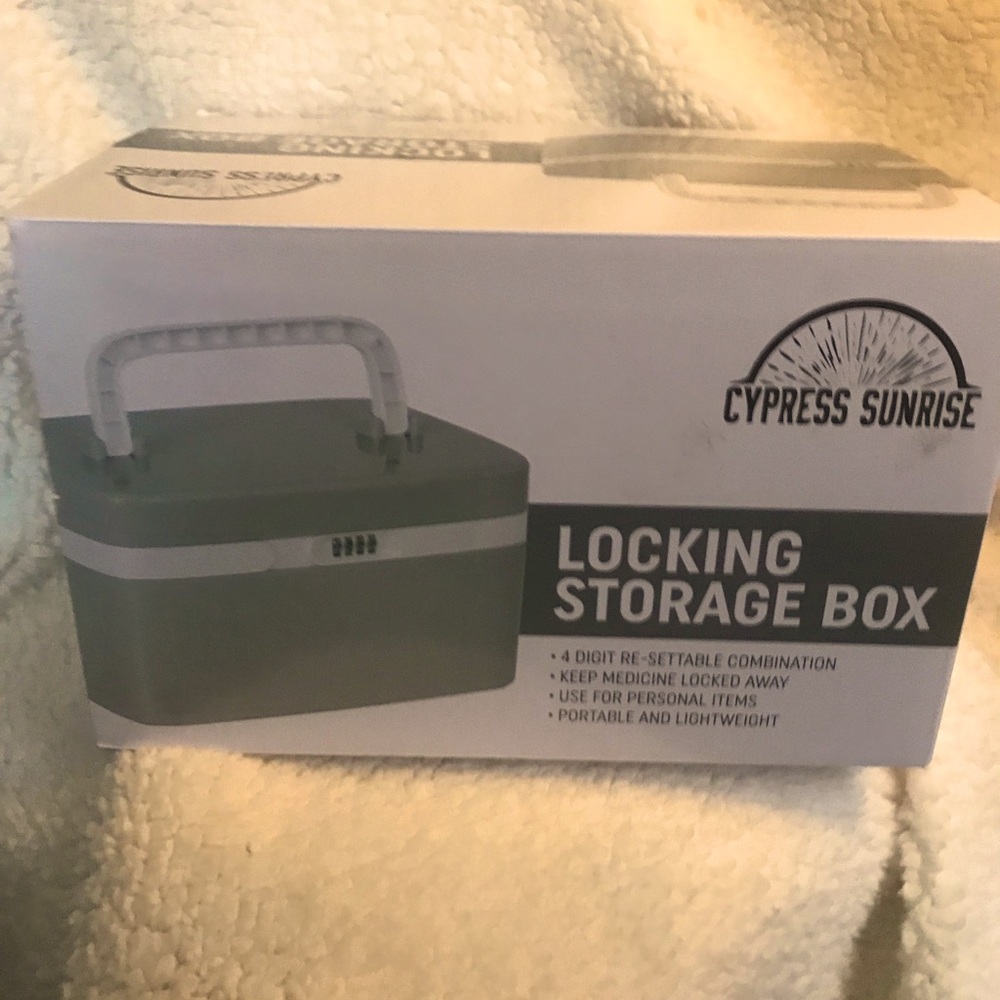 CYPRESS SUNRISE: Locking Storage Box
